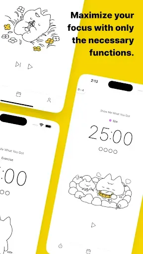 Скриншот 3 — Pomocat - Cute Pomodoro Timer