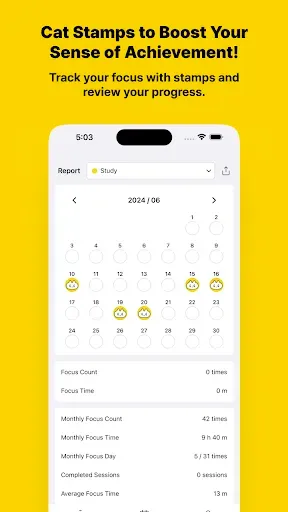 Скриншот 4 — Pomocat - Cute Pomodoro Timer