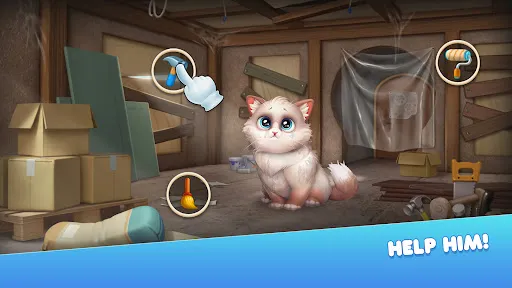 Скриншот 4 — Fluffy Town: Boom Story