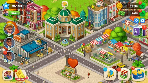 Скриншот 8 — Fluffy Town: Boom Story