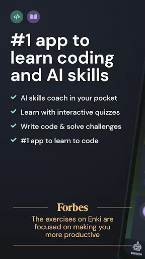 Скриншот 1 — Enki: Learn to code