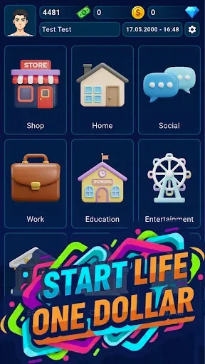 Скриншот 1 — A Dollar Empire - Life Sim