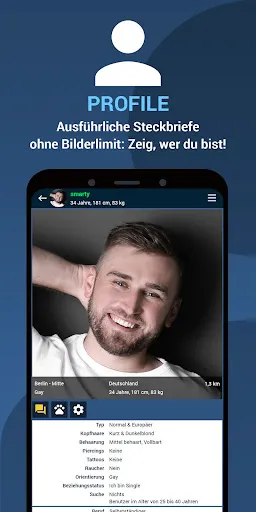 Скриншот 3 — GAYamo.re – Gay Dating & Chat