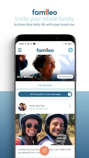 Скриншот 1 — Famileo: Your family newspaper