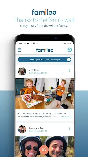 Скриншот 3 — Famileo: Your family newspaper