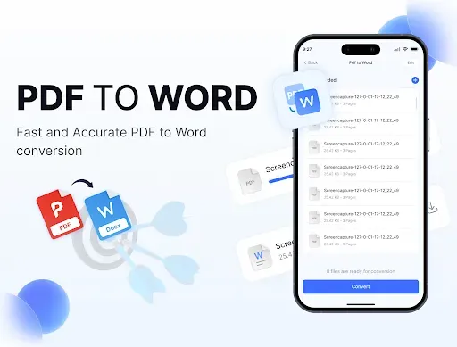 Скриншот 2 — PDF to Word Converter - Docx