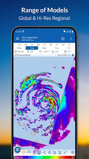Скриншот 3 — Flowx: Weather Map Forecast