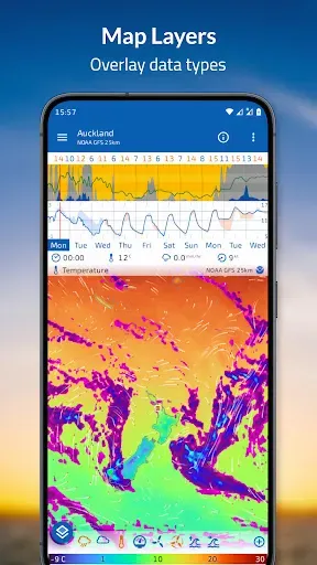 Скриншот 4 — Flowx: Weather Map Forecast
