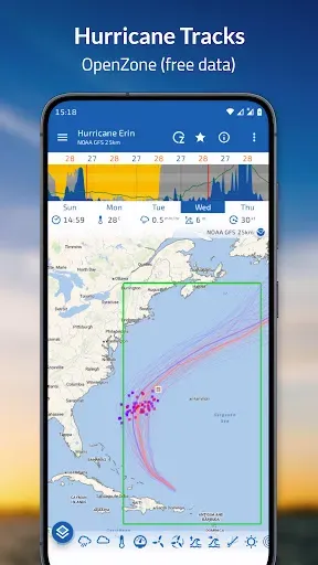 Скриншот 5 — Flowx: Weather Map Forecast