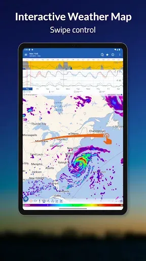 Скриншот 8 — Flowx: Weather Map Forecast