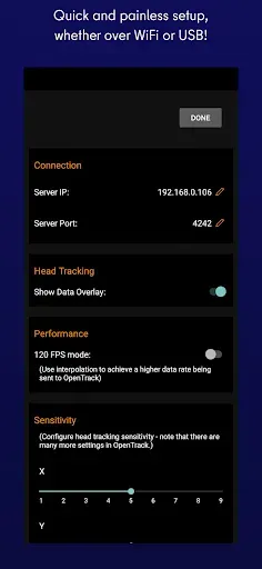 Скриншот 3 — SmoothTrack: Head Tracker