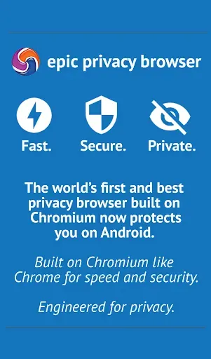 Скриншот 1 — Epic Privacy Browser - VPN