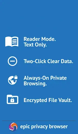 Скриншот 3 — Epic Privacy Browser - VPN
