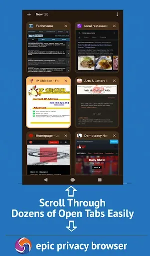 Скриншот 5 — Epic Privacy Browser - VPN