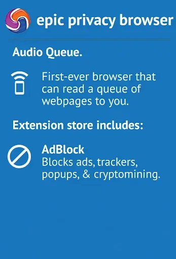 Скриншот 8 — Epic Privacy Browser - VPN