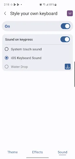 Скриншот 6 — Keys Cafe - Make your keyboard