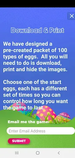Скриншот 4 — Touchless Egg Hunt