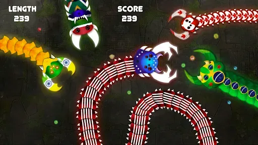 Скриншот 6 — игра змея скользящие черви