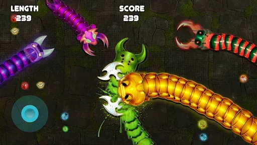 Скриншот 7 — игра змея скользящие черви