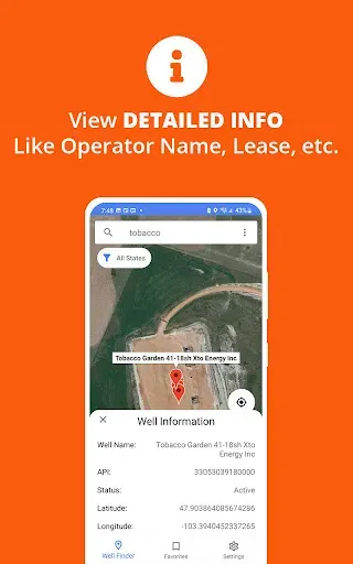 Скриншот 5 — Petrix Maps Oilfield Navigator