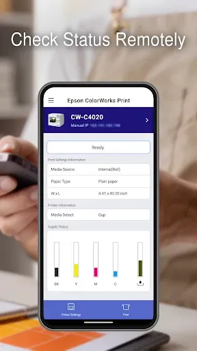 Скриншот 2 — Epson ColorWorks Print