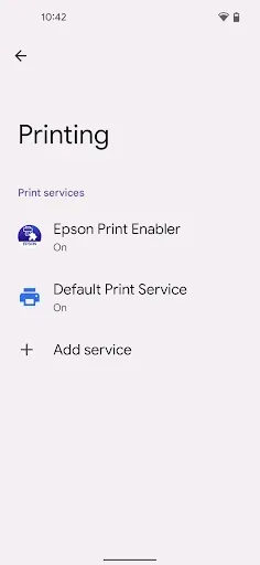 Скриншот 2 — Epson Print Enabler