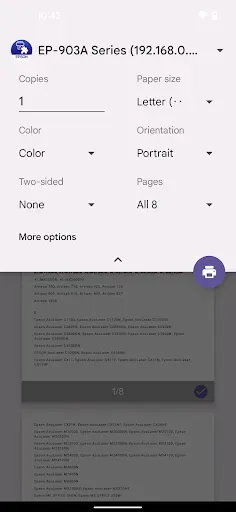 Скриншот 4 — Epson Print Enabler