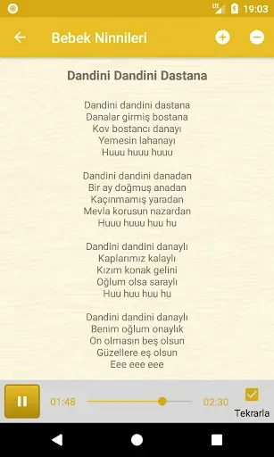 Скриншот 3 — Bebek Ninnileri (İnternetsiz)