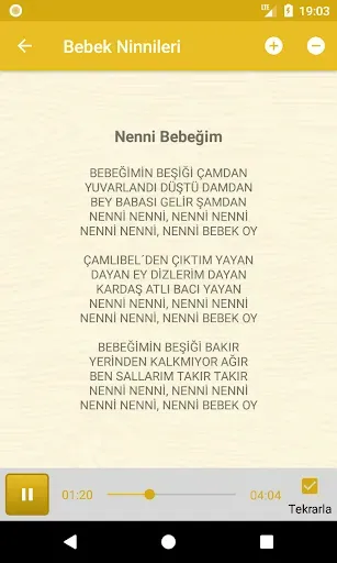 Скриншот 4 — Bebek Ninnileri (İnternetsiz)