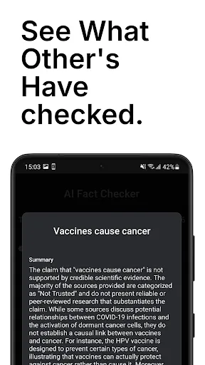Скриншот 5 — AI Fact Checker: Verify News