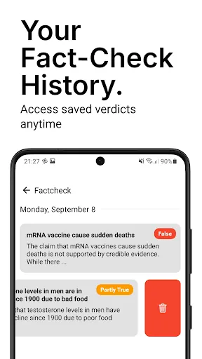Скриншот 6 — AI Fact Checker: Verify News