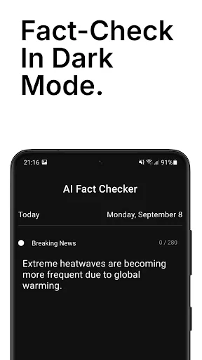 Скриншот 7 — AI Fact Checker: Verify News