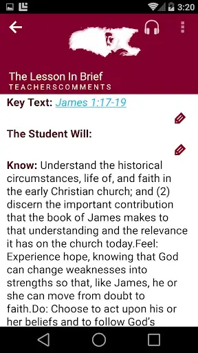 Скриншот 4 — SDA Sabbath School Quarterly