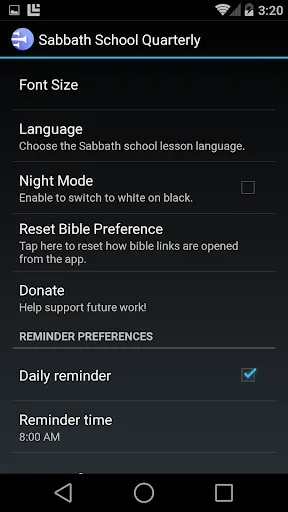 Скриншот 6 — SDA Sabbath School Quarterly
