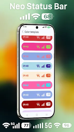 Скриншот 4 — Neo Status Bar: Custom Icons
