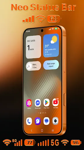 Скриншот 8 — Neo Status Bar: Custom Icons