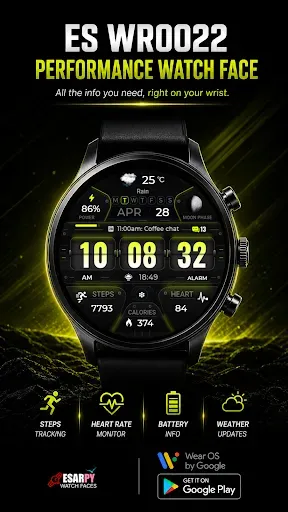 Скриншот 1 — ES WR0022 – Sport Watch Face
