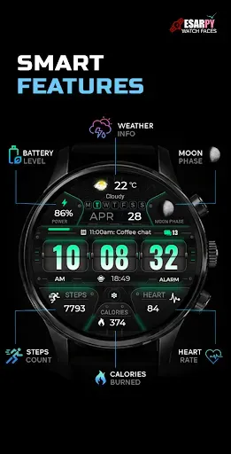 Скриншот 5 — ES WR0022 – Sport Watch Face