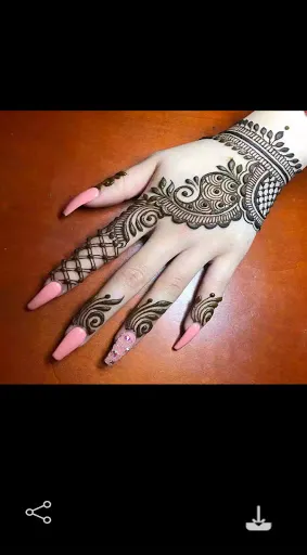 Скриншот 4 — Mehndi Designs:  Hena Designs