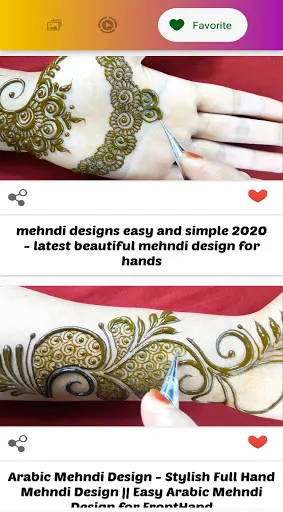 Скриншот 7 — Mehndi Designs:  Hena Designs