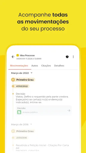 Скриншот 2 — Consultar Processo - Escavador
