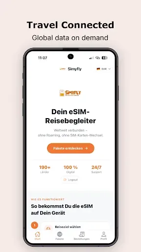 Скриншот 1 — Simyfly eSIM