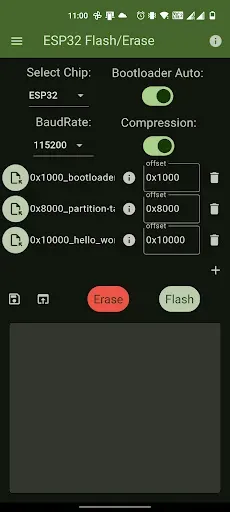Скриншот 1 — ESP32_Flasher