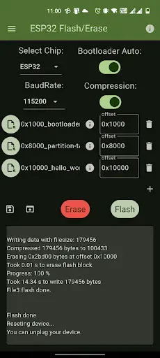 Скриншот 3 — ESP32_Flasher