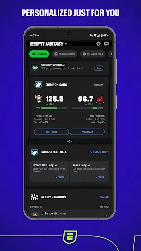 Скриншот 3 — ESPN Fantasy Sports