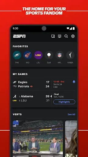 Скриншот 2 — ESPN