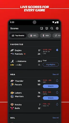 Скриншот 8 — ESPN