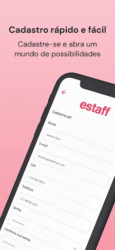 Скриншот 1 — Estaff para Freelancers