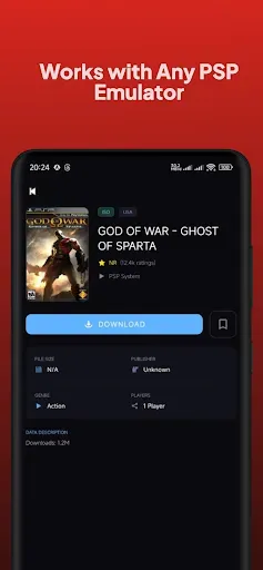 Скриншот 3 — PSP ROM Downloader for PPSSPP