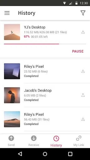 Скриншот 4 — Send Anywhere (File Transfer)